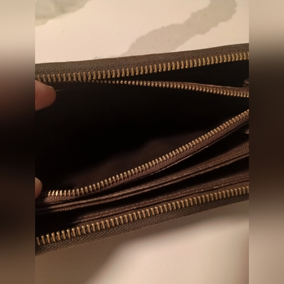 Authentic Louis Vuitton Damier Ebene Canvas Long Zippy Wallet / Organizer - Picture 11 of 14